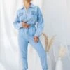 Hendrix Denim Jumpsuit -Layer Outfit 16332254412862 1