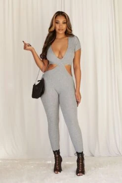 You Got What I Liked Knit Cut Out Jumpsuit -Layer Outfit 16398830403665 5