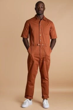 Nkululeko Rust Boiler Jumpsuit