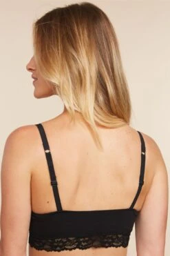 Jessica Simpson Lace Trim Maternity And Nursing Sleep Bra -Layer Outfit 16496560734344 3