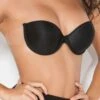 Backless Strapless Black Bra
