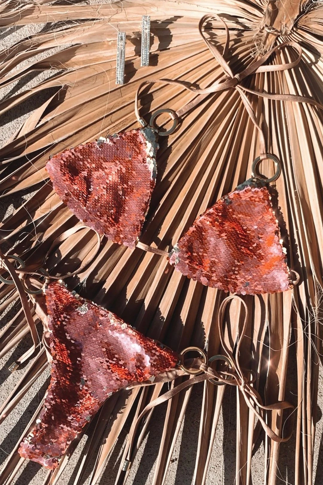 Siren Song Triangle Top - Pink/Gold 16 Siren Song Triangle Top - Pink/Gold - Image 14