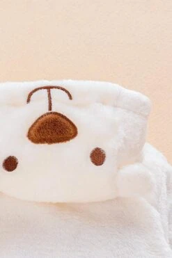 Autumn And Winter Sweet Bear Solid Printed Long-sleeve Baby Hoodie Jumpsuit -Layer Outfit 18376483012766 5