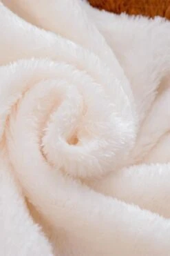 Autumn And Winter Sweet Bear Solid Printed Long-sleeve Baby Hoodie Jumpsuit -Layer Outfit 18376484028574 9