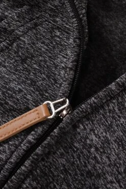 Autumn And Winter Lovely Dark Grey Printed Long-sleeve Baby Hoodie Jumpsuit -Layer Outfit 18431604719774 5