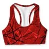 Full Moon Stella Red Seamless Racerback Sport Yoga Bra - Women 2 Full Moon Stella Red Seamless Racerback Sport Yoga Bra - Women -Layer Outfit 19144707735706 1