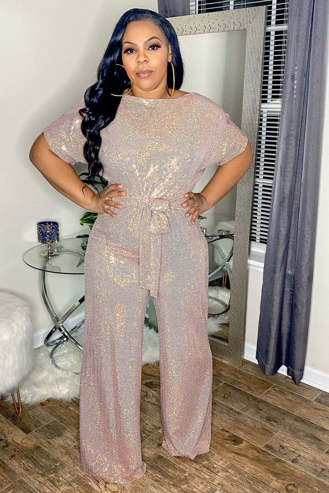 Shimmer Nights Jumpsuit (Nude) 4 Shimmer Nights Jumpsuit (Nude) - Image 2