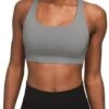 Silver Recycled Stella Light Grey Racerback Sport Yoga Bra - Women -Layer Outfit 20497819336858 1