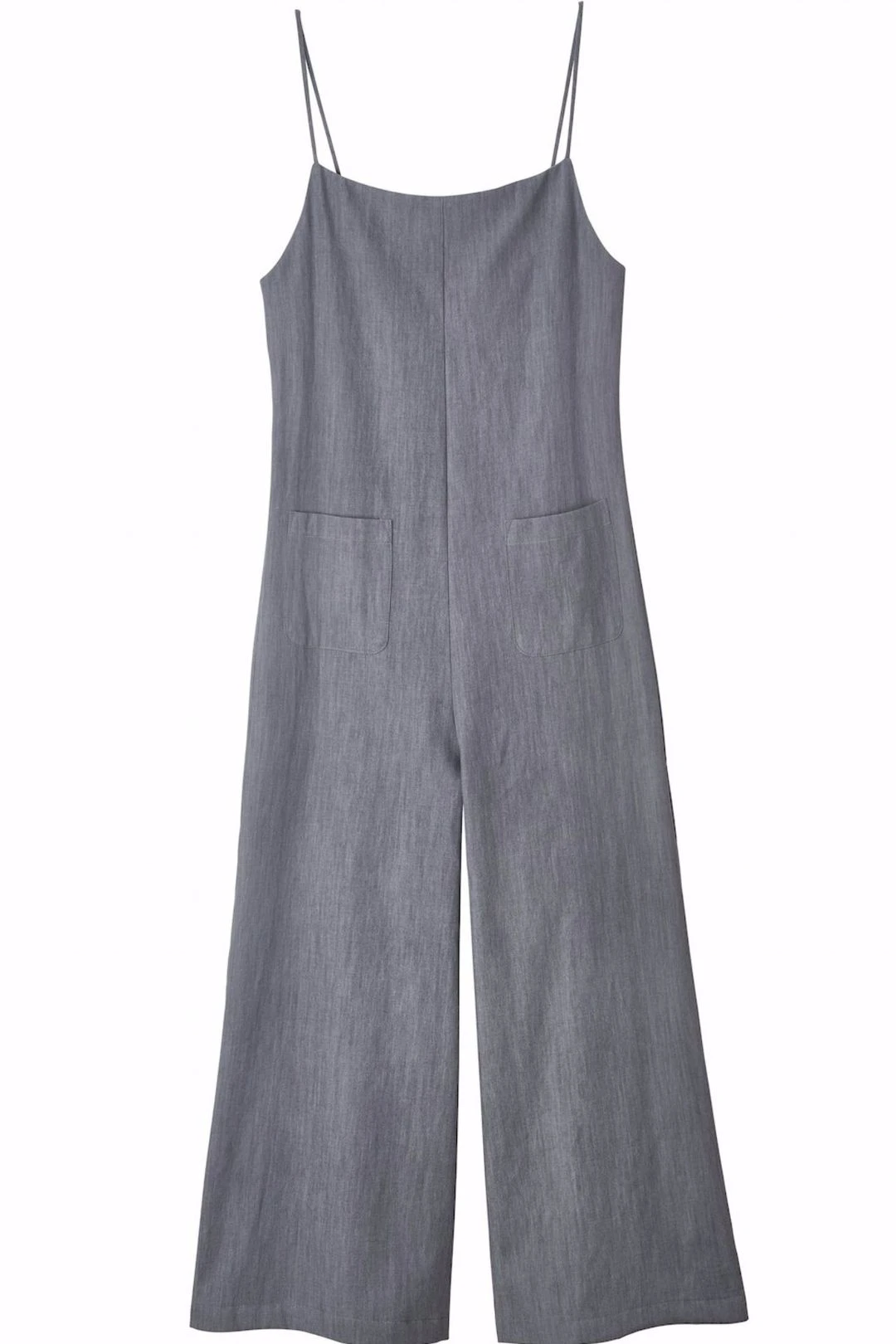 MARGO Light Denim Spaghetti Strap Wide Leg Jumpsuit 4 MARGO Light Denim Spaghetti Strap Wide Leg Jumpsuit - Image 2