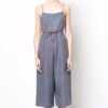 MARGO Light Denim Spaghetti Strap Wide Leg Jumpsuit -Layer Outfit 219151368218 1