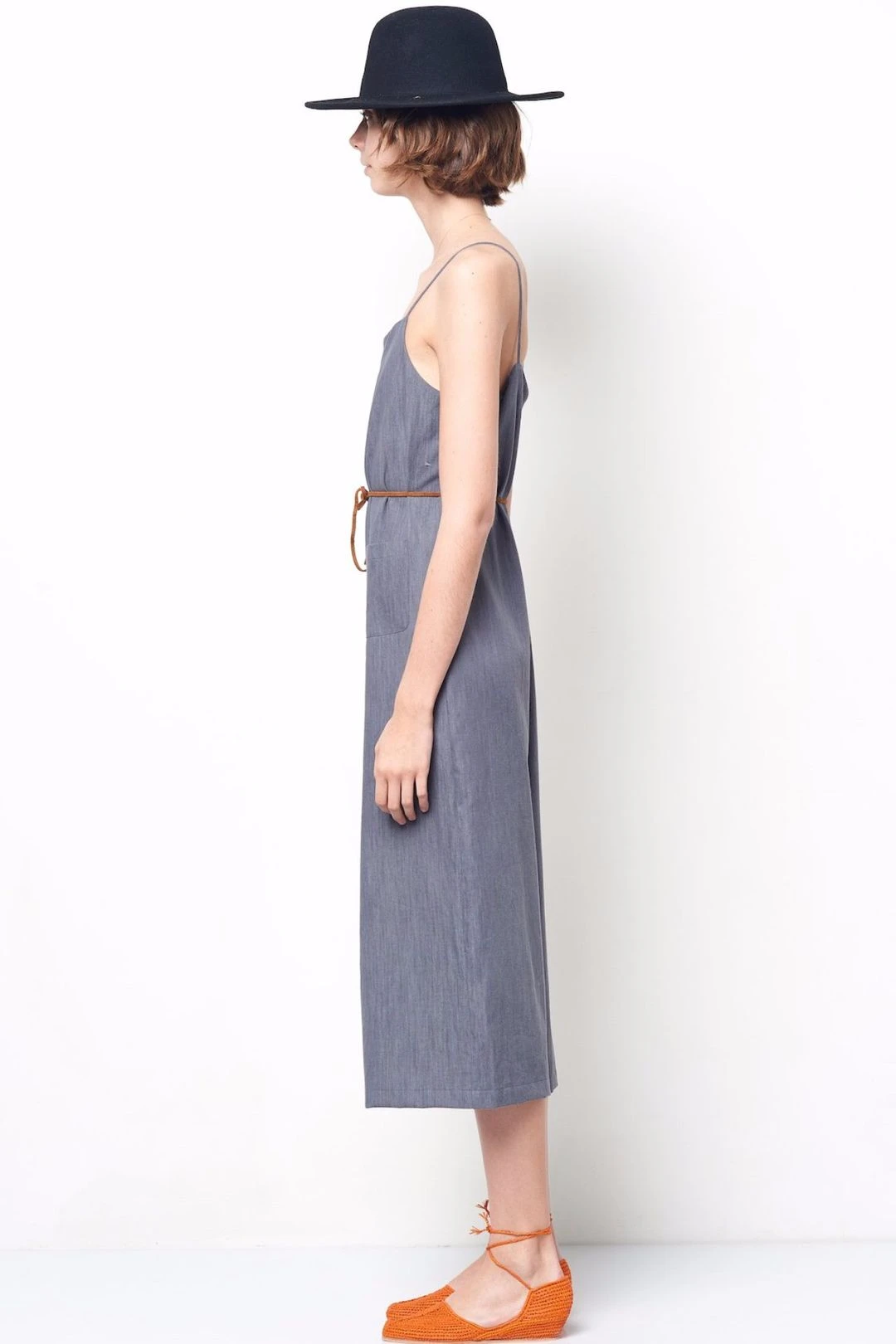 MARGO Light Denim Spaghetti Strap Wide Leg Jumpsuit 7 MARGO Light Denim Spaghetti Strap Wide Leg Jumpsuit - Image 5