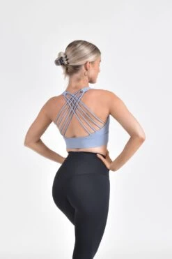 HIGH IMPACT SPORTS BRA - FADED BLUE 9 HIGH IMPACT SPORTS BRA - FADED BLUE -Layer Outfit 22595229941941 2