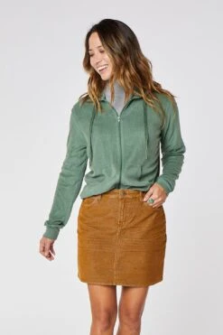 Carson Cord Skirt : Caramel - FINAL SALE