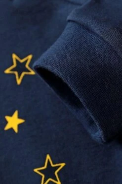 Baby Boy Girl Cartoon Moon Cloud Printed Jumpsuit -Layer Outfit 22882519515336 6