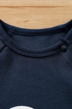 Baby Boy Girl Cartoon Moon Cloud Printed Jumpsuit -Layer Outfit 22882520400072 9