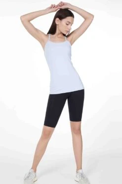 Dove Bra Tank - Metropolis Black -Layer Outfit 23017488089273 12