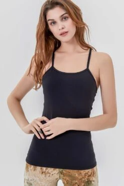 Dove Bra Tank - Metropolis Black -Layer Outfit 23017488220345 16