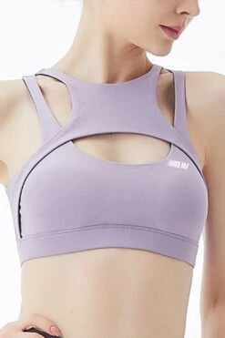 Nude Shockproof Sports Bra -Layer Outfit 23058195546300 6