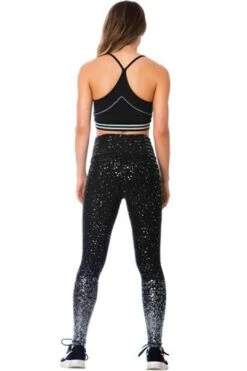 Flexmee Women's T-Back Black Gym Bra -Layer Outfit 23117102842046 3