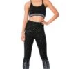 Flexmee Women's T-Back Black Gym Bra 1 Flexmee Women's T-Back Black Gym Bra -Layer Outfit 23117103038654 1