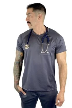 Evrpur® Men's Scrub Tops -Layer Outfit 23244100239546 10