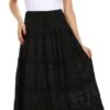 Sakkas Lace And Ribbon Peasant Boho Skirt -Layer Outfit 23386726339 1