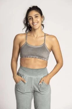 Stonewash Criss Cross Bra -Layer Outfit 23507162366132 8