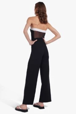 Staud RIZZOLI JUMPSUIT | BLACK -Layer Outfit 23659958239405 8