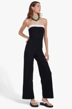 Staud RIZZOLI JUMPSUIT | BLACK -Layer Outfit 23659958534317 3