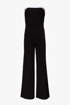 Staud RIZZOLI JUMPSUIT | BLACK