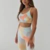 TIE DYE SEAMLESS SPORTS BRA - BUBBLEGUM 1 TIE DYE SEAMLESS SPORTS BRA - BUBBLEGUM -Layer Outfit 25353679110325 1
