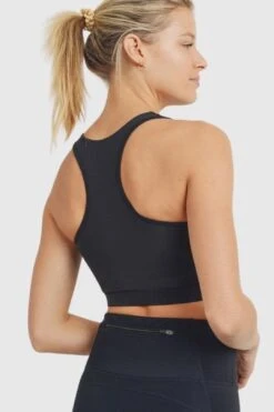 Zip-Up Racerback Sports Bra -Layer Outfit 25952203767960 4