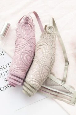 Love Me Tender Push-Up Bra Set (Black) -Layer Outfit 2616014045230 4