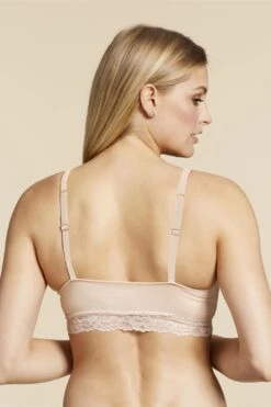 Jessica Simpson Lace Trim Maternity And Nursing Sleep Bra -Layer Outfit 27929605931144 8