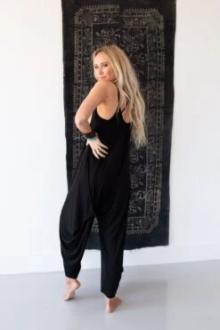 The Perfect Harem Jumpsuit - Black -Layer Outfit 27959666507838 6