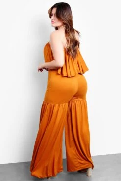 Questions Answered Ruffle Wide Leg Jumpsuit -Layer Outfit 27973783060553 5