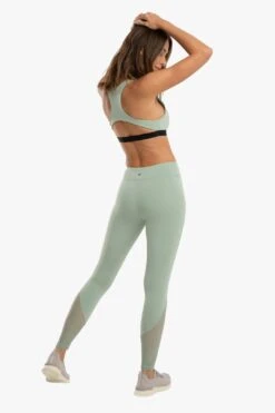 Tax Blackout Sports Bra - Green Sage -Layer Outfit 28023591632970 6