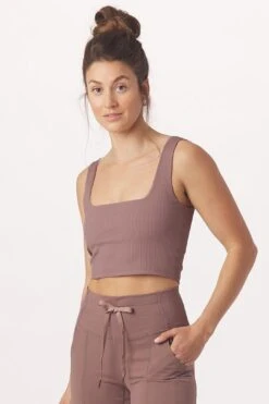 Cutting Edge Bra: Lavender Bark