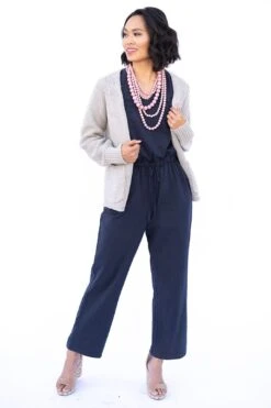 The Cassie Jumpsuit In Navy 13 The Cassie Jumpsuit In Navy -Layer Outfit 28050889703498 4