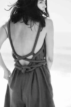 Infinite Rope Jumpsuit In Ivory Cream -Layer Outfit 28052884357301 3