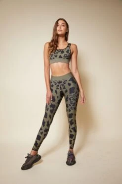 Cor® Twill Cheetah Scoop Bra -Layer Outfit 28084459503718 4