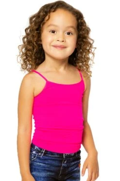 Spaghetti Strap Full Cami For Little Girls 2-4 -Layer Outfit 28110802845794 3