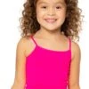 Spaghetti Strap Full Cami For Little Girls 2-4 -Layer Outfit 28110803927138 1