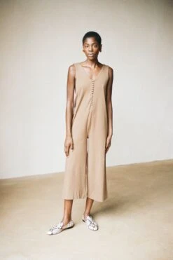 MERCURY JUMPSUIT | Shiitake | Organic + Earth Dyed -Layer Outfit 28111229780050 3