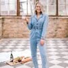 The Shaley Denim Jumpsuit -Layer Outfit 28115420479658 1