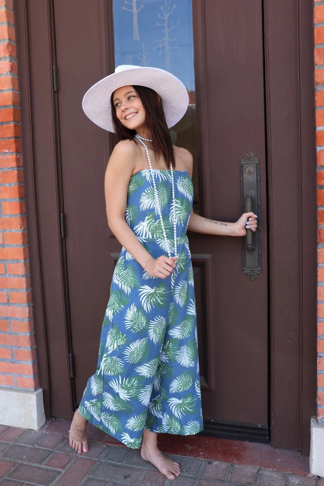 Last Call Palm Tree Paradise Jumpsuit 4 Last Call Palm Tree Paradise Jumpsuit - Image 2