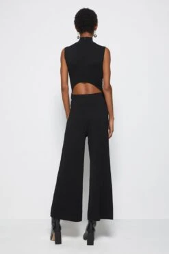 Brenna Open Back Jumpsuit -Layer Outfit 28126742872162 4