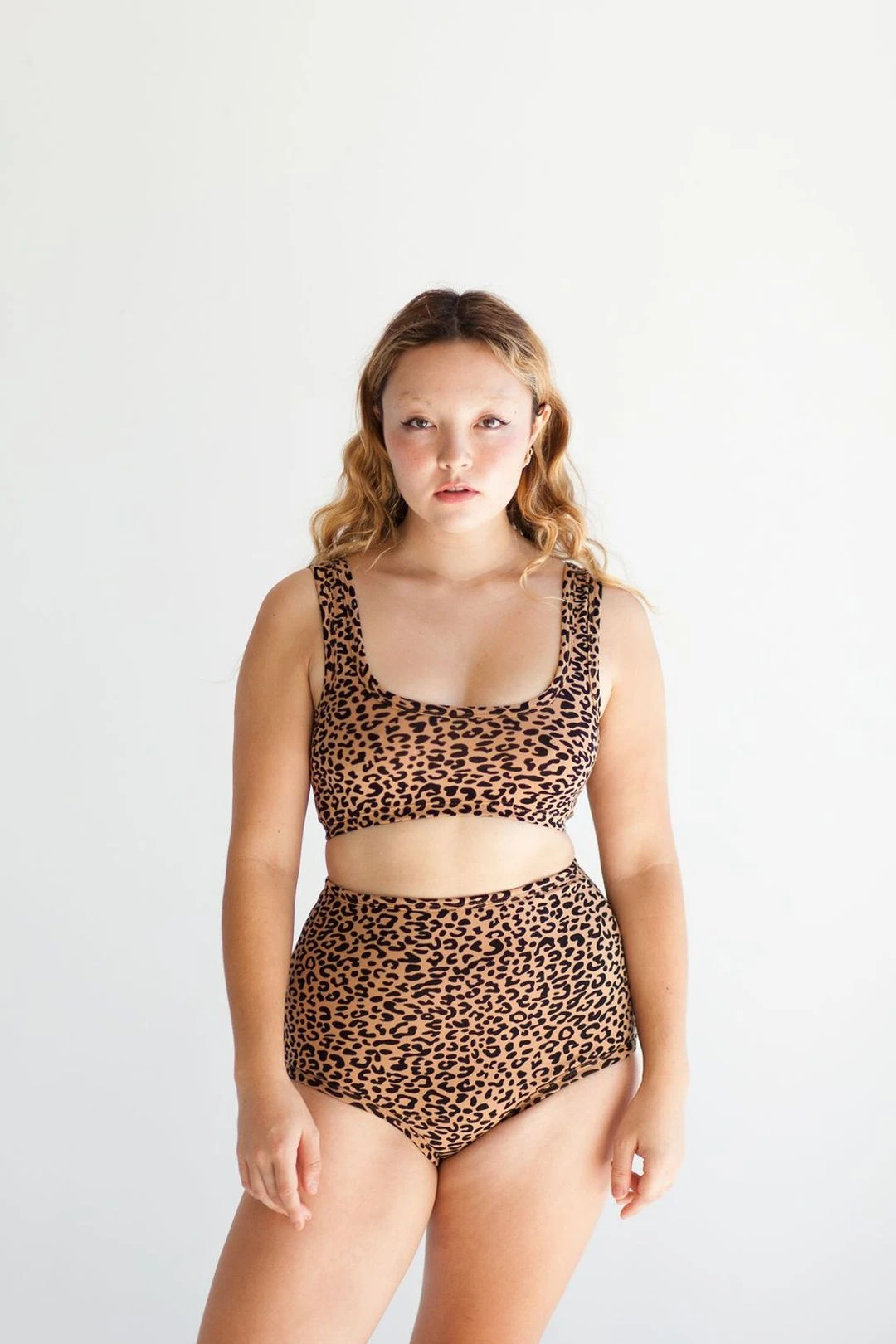 WIDE STRAP BRA, Leopard 3 WIDE STRAP BRA, Leopard