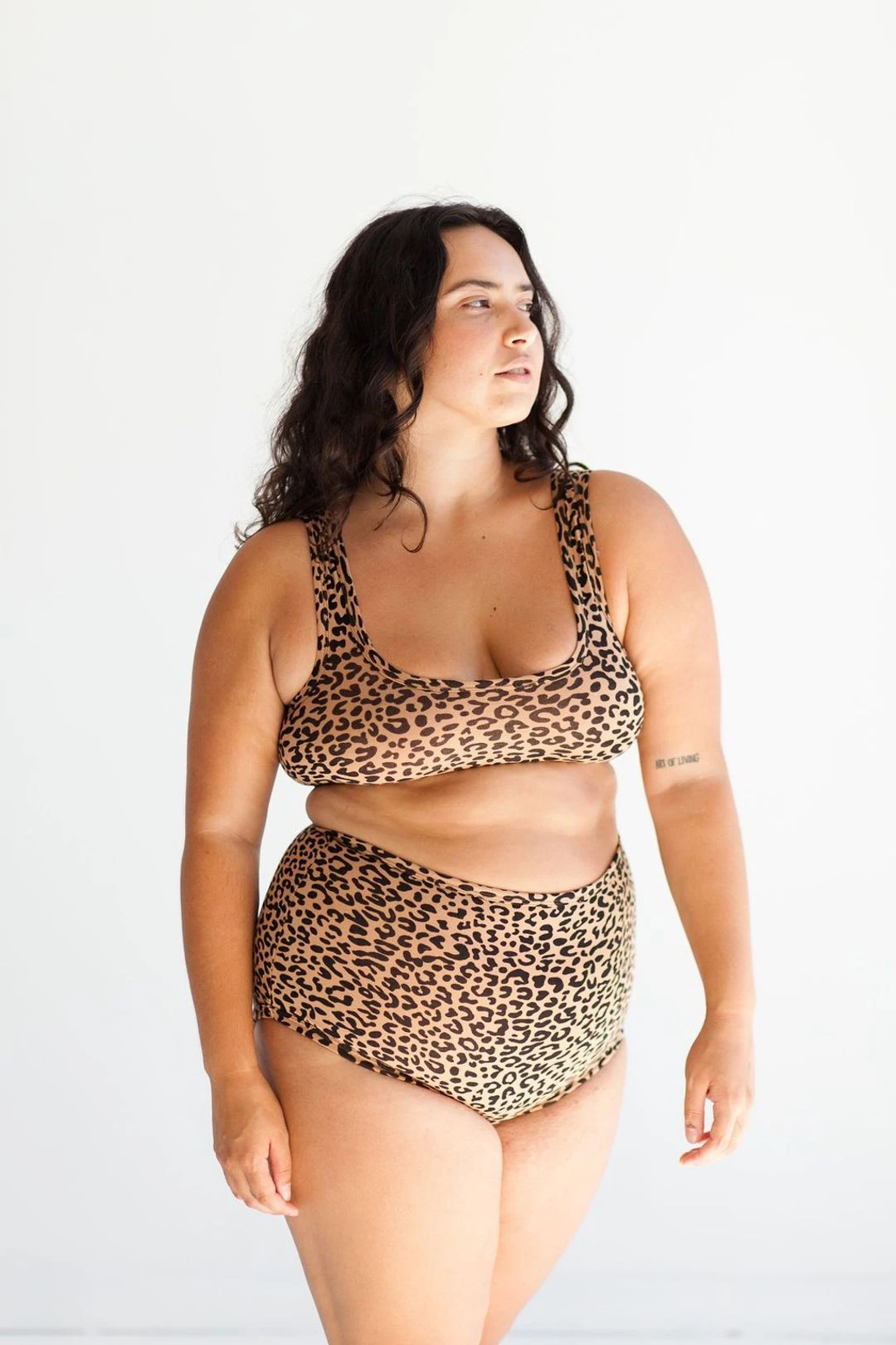 WIDE STRAP BRA, Leopard 5 WIDE STRAP BRA, Leopard - Image 3