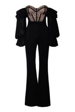 Hannah Black Jumpsuit -Layer Outfit 28130024718524 7